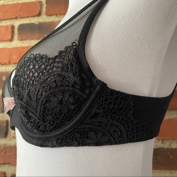 Victoria's Secret Body by Victoria Unlined Lace Demi Underwire Bra 32B Lace Bra - Picture 5 of 10